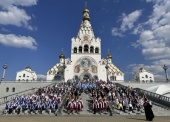 В храме Всех святых в г. Минске прошла V Минская хоровая ассамблея «Поют дети — поет город!»