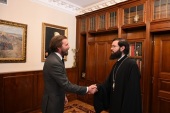 Председатель Отдела внешних церковных связей провел встречу с представителем Суверенного Мальтийского Ордена в России