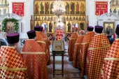 В день памяти святых Виленских мучеников Патриарший экзарх всея Беларуси совершил Литургию в Петропавловском соборе города Минска