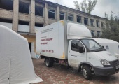 Служба помощи «Милосердие-на-Дону» передала помощь в церковный медико-социальный центр в Мариуполе. Информационная сводка о помощи беженцам (от 25 апреля 2023 года)