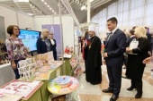 Патриарший экзарх всея Беларуси принял участие в открытии ХХ Республиканской выставки научно-методической литературы, педагогического опыта и творчества учащейся молодежи