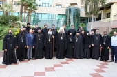 Delegation of the Russian Orthodox Church monastics led by Metropolitan Dionisiy of Voskresensk arrives in Egypt
