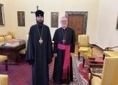 DECR Chairman meeting with Prefect of Dicastery for the Eastern Churches