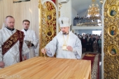 Патриарший экзарх всея Беларуси совершил освящение храма в честь святителя Николая Чудотворца в городском поселке Красная Слобода