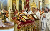 Иерарх Иерусалимской Церкви принял участие в престольном празднике подворья Русской духовной миссии в Яффе