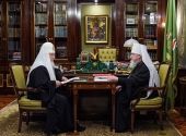 Святіший Патріарх Кирил прийняв митрополита Ставропольського і Невинномиського Кирила