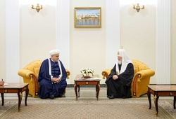 His Holiness Patriarch Kirill meets with Chairman of the Caucasus Muslims’ Board