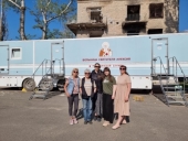 Церковный медико-социальный центр в Мариуполе посетила уже четвертая смена добровольцев службы «Милосердие Казань». Информационная сводка о помощи беженцам (от 19 мая 2023 года)