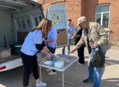 В Санкт-Петербурге епархиальный социальный отдел открыл еще один пункт раздачи обедов для нуждающихся