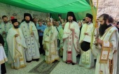 Представители Русской духовной миссии приняли участие в богослужении на месте Вознесения Господня
