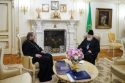 Відбулася зустріч Святішого Патріарха Кирила з митрополитом Псковським та Порховським Тихоном