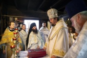 Патриарший экзарх Западной Европы возглавил торжества престольного праздника в одном из старейших храмов Корсунской епархии