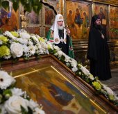 Слово Святейшего Патриарха Кирилла в канун праздника Святой Троицы в Троице-Сергиевой лавре