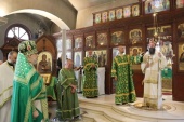 Архиерейское богослужение совершено в престольный праздник подворья Русской Церкви в Белграде