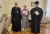 Архиепископ Владикавказский Герасим вручил медали «Патриаршая благодарность» отличившимся в борьбе с COVID-19