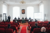 Патриарший экзарх всея Беларуси возглавил заседание итогового Ученого совета Минской духовной семинарии в 2022/2023 учебном году