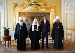 Святейший Патриарх Кирилл встретился с губернатором Владимирской области и главой Владимирской митрополии