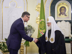 Встреча Святейшего Патриарха Кирилла с губернатором Владимирской области и главой Владимирской митрополии