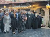 Блаженнейший Патриарх Феофил посетил прием в честь Дня России на Сергиевском подворье в Иерусалиме