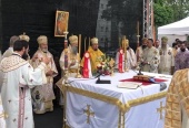 Епископ Венский Алексий сослужил Предстоятелю Сербской Православной Церкви за Литургией в Вене
