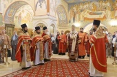 Председатель Синодального отдела по монастырям и монашеству возглавил престольный праздник в Зачатьевском ставропигиальном монастыре