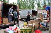 Специальный центр Крымской митрополии передал гуманитарную помощь в ПВР Херсонской области и жителям Алешек и Голой Пристани. Информационная сводка о помощи беженцам (от 13 июня 2023 года)
