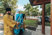Глава Донской митрополии освятил Александро-Невскую часовню на территории воинской части города Аксая
