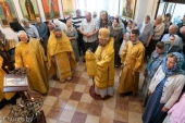 В субботу седмицы 2-й по Пятидесятнице Патриарший экзарх всея Беларуси совершил Литургию во Введенском монастыре деревни Богуши