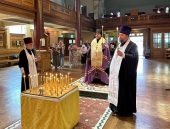 Епископ Сурожский Матфей совершил панихиду в 109-ю годовщину со дня рождения митрополита Антония (Блума)