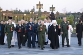 Председатель Синодального отдела по взаимодействию с Вооруженными силами принял участие в акции «Свеча памяти» в главном храме Вооруженных сил России