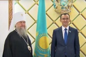 Митрополит Астанайський Олександр зустрівся з головою Сенату Парламенту Казахстану