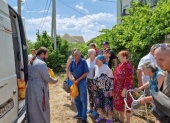 Специальный центр Крымской митрополии развозит новую партию помощи пострадавшим в Херсонской области. Информационная сводка о помощи беженцам (от 23 июня 2023 года)