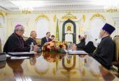 Встреча Святейшего Патриарха Кирилла с председателем Католической конференции епископов Италии