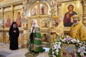 Патриаршая проповедь после Литургии в храме равноапостольных Константина и Елены в Калининграде