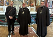 Епископ Сурожский Матфей встретился с советником Церкви Англии по межхристианским связям