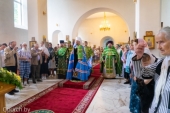 Патриарший экзарх всея Беларуси возглавил престольный праздник в храме Рождества Иоанна Предтечи в городе Минске