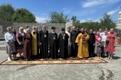 Глава Казахстанского митрополичьего округа совершил освятил место строительства духовно-административного центра Талдыкорганского викариатства в Алма-Ате