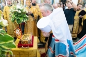 На білоруську землю прибув ковчег із мощами великомученика Георгія Побідоносця