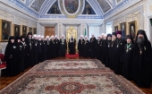 Святейший Патриарх Кирилл вручил церковные ордена ряду архиереев и духовенства Русской Православной Церкви