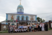 В Салаватской епархии прошла молодежная патриотическая смена «Воины Небесного града»