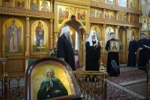 Святейший Патриарх Кирилл посетил возрожденный собор Николаевского женского монастыря г. Арзамаса