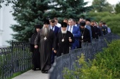 Святейший Патриарх Кирилл посетил Канавку Пресвятой Богородицы в Серафимо-Дивеевском монастыре