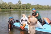 В День Крещения Руси епископ Салаватский Николай возглавил ежегодный крестный ход на реку Белая