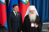Митрополит Орловский Тихон удостоен знака отличия «За заслуги перед Орловской областью»