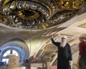 Глава Санкт-Петербургской митрополии ознакомился с ходом реставрации Свято-Троицкого собора Александро-Невской лавры