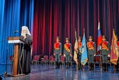 Голова Синодального відділу із взаємодії зі Збройними силами взяв участь в урочистостях, присвячених 80-річчю Суворовських та Нахімовських училищ