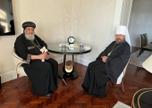 Metropolitan Hilarion of Budapest meets with Primate of the Coptic Church