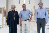 Посол России в Венгрии посетил строящийся в Хевизе храм Русской Православной Церкви