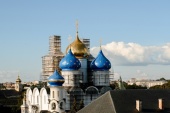 У Троїце-Сергієвій лаврі реставрують куполи Успенського собору