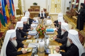 У Санкт-Петербурзі Святіший Патріарх Кирил очолив чергове засідання Священного Синоду
